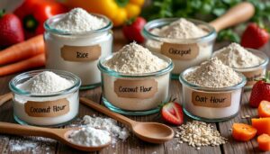 découvrez notre comparatif complet des farines sans gluten : avantages, utilisations, goûts et conseils pour bien choisir la meilleure alternative adaptée à vos besoins culinaires et santé.