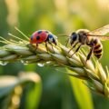 découvrez le rôle essentiel des insectes alliés dans la protection et le développement durable des cultures céréalières.