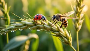 découvrez le rôle essentiel des insectes alliés dans la protection et le développement durable des cultures céréalières.